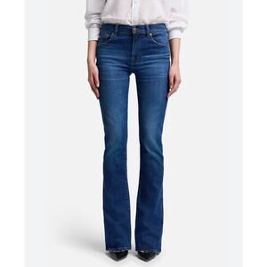 7 For All Mankind Bootcut Jeans Blue Mid Rise WMNS 29 Kimmie Boho Western Y2K